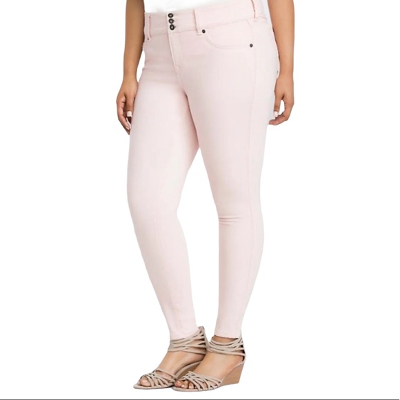 torrid Jeans | Torrid Pink Denim Skinny Jeans Womens 4r | Poshmark